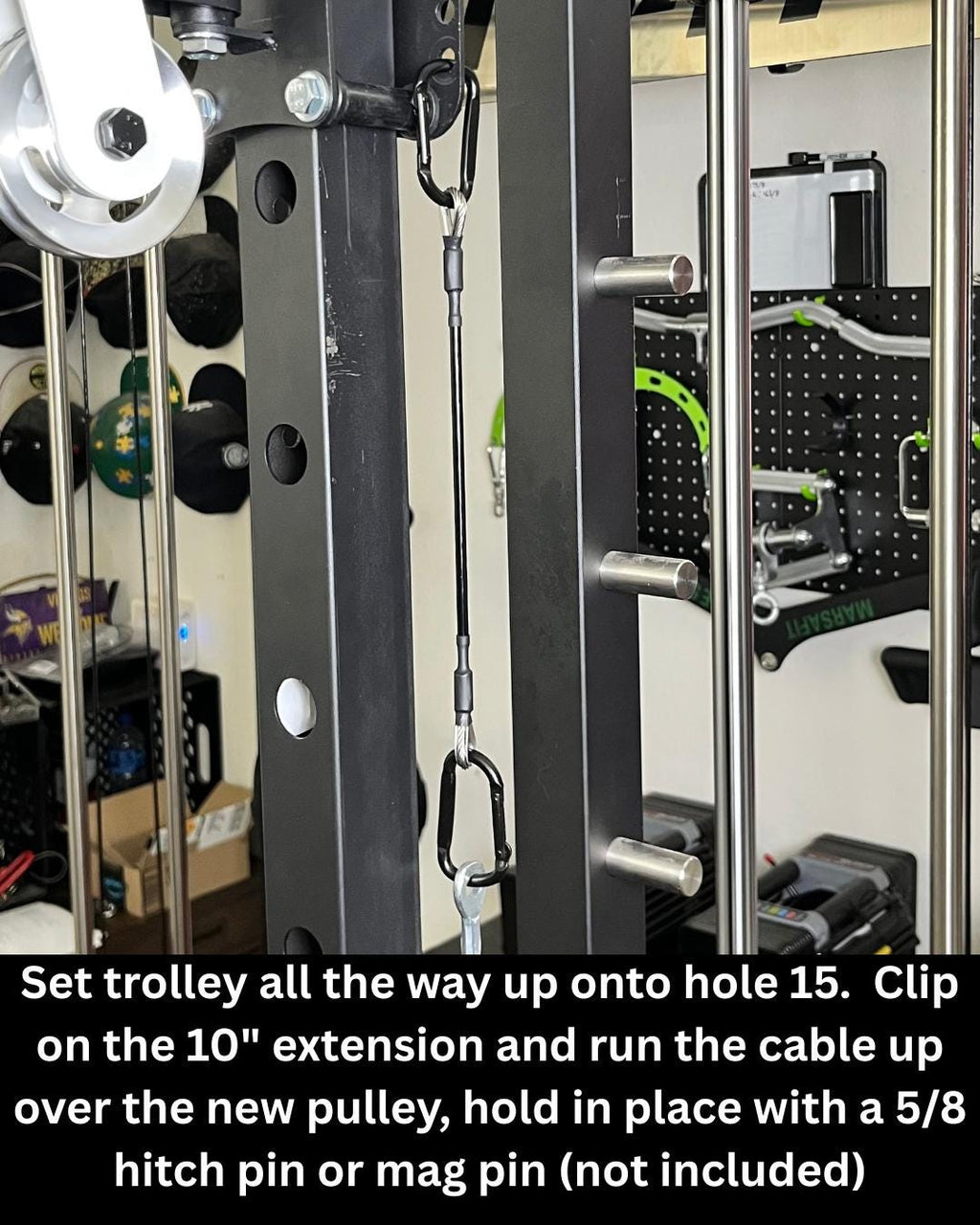 XH3D - Lat pull extension for RitFit M1 & M1 Pro