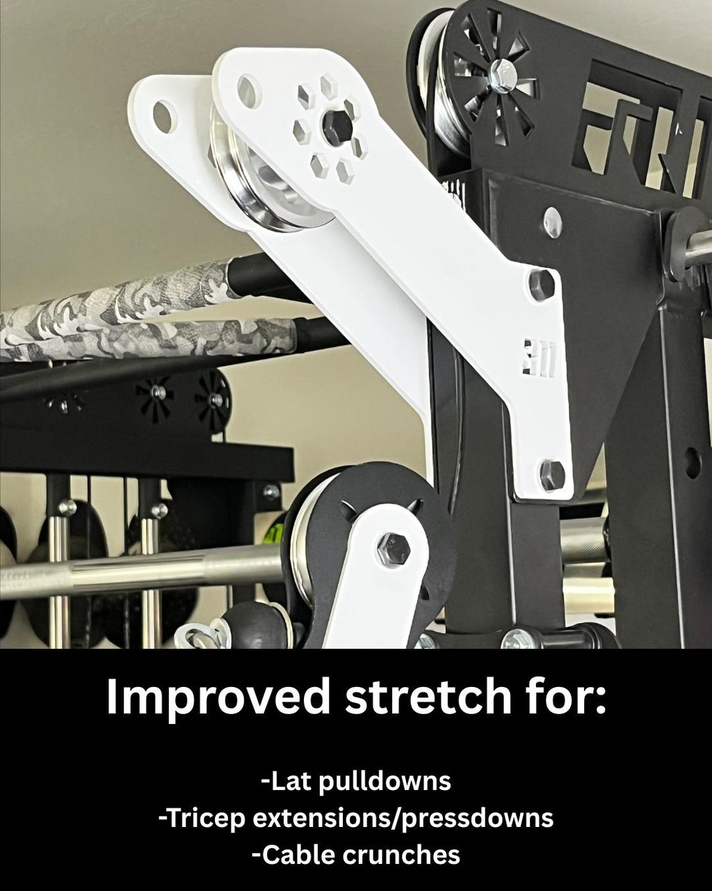 XH3D - Lat pull extension for RitFit M1 & M1 Pro
